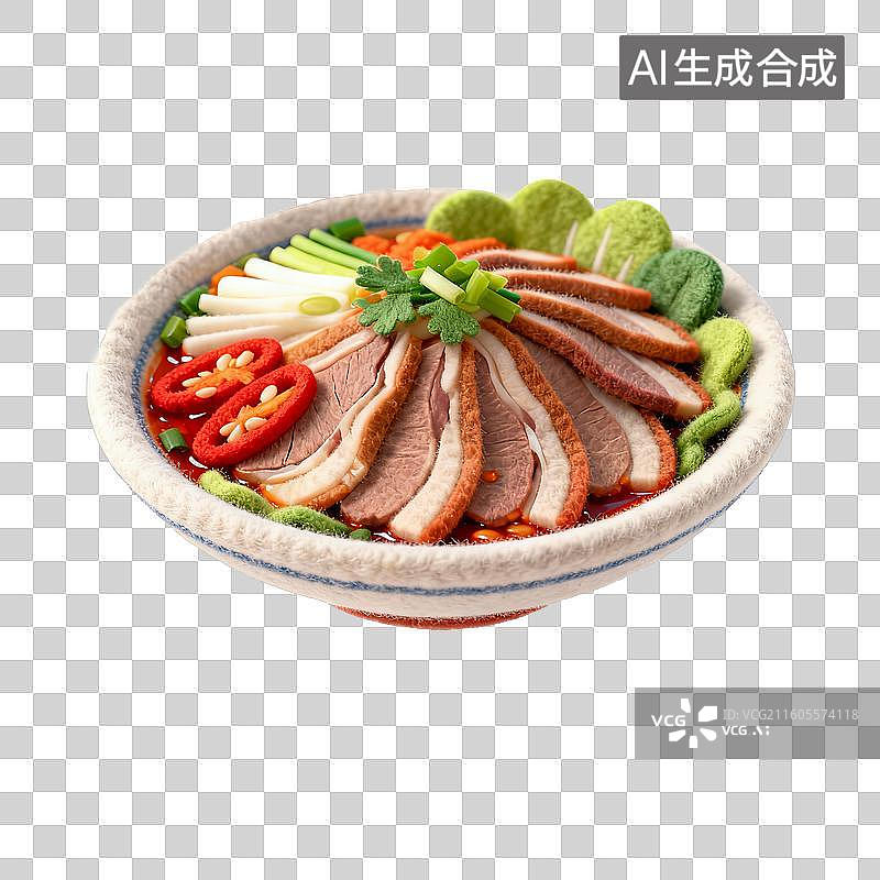 【AI数字艺术】美味的夫妻肺片图片素材