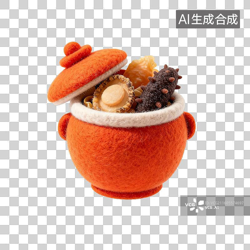 【AI数字艺术】美味的佛跳墙图片素材