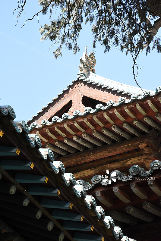 山西太原晋祠圣母殿图片素材