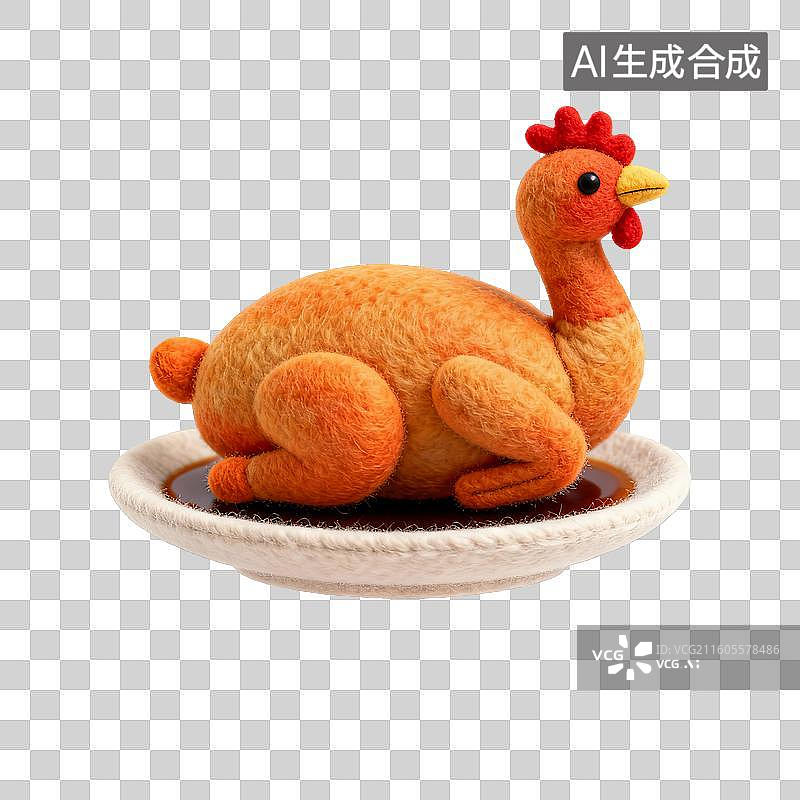 【AI数字艺术】美味的鼓油鸡图片素材