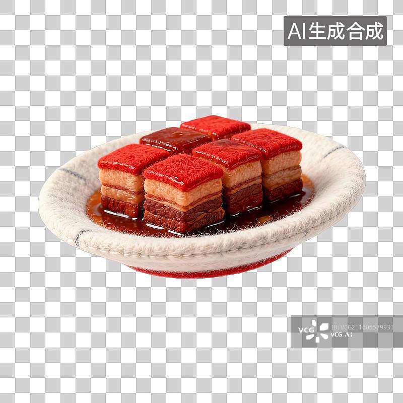【AI数字艺术】美味的红烧肉图片素材