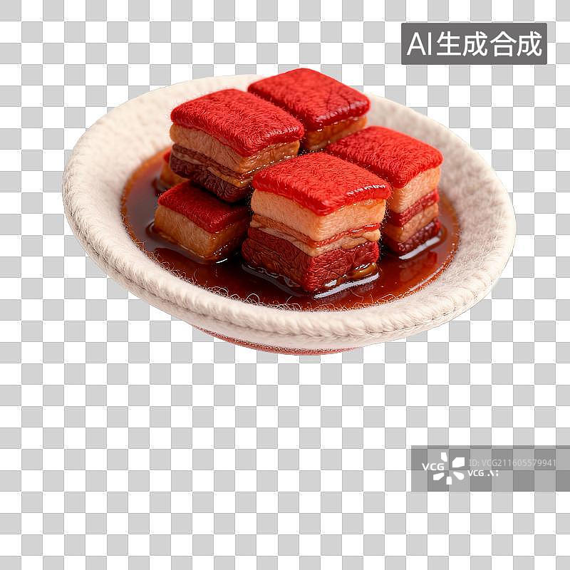 【AI数字艺术】美味的红烧肉图片素材