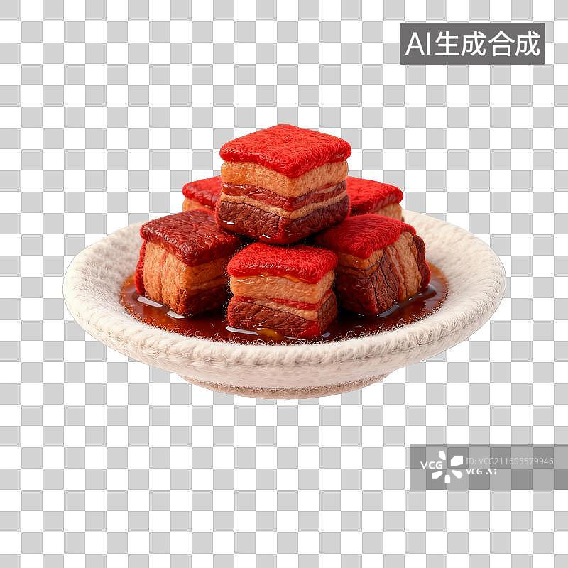 【AI数字艺术】美味的红烧肉图片素材