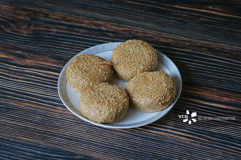 麻酱烧饼图片素材