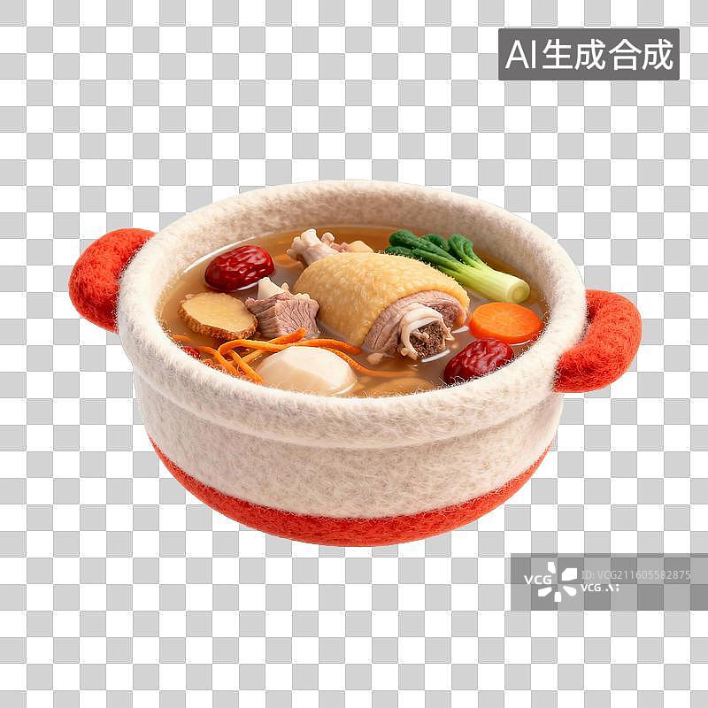 【AI数字艺术】一锅老火靓汤图片素材