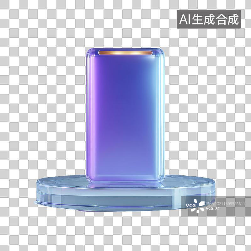 【AI数字艺术】玻璃储能电池图片素材