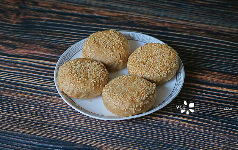 麻酱烧饼图片素材