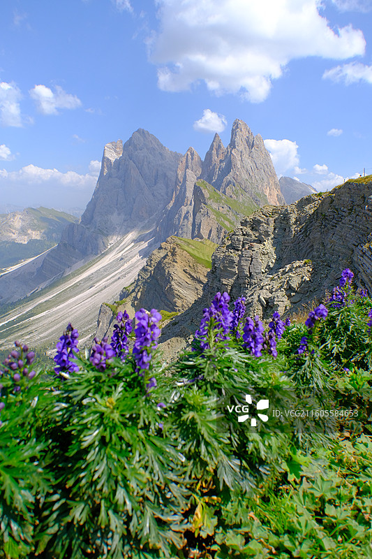 意大利多洛米蒂 刀锋山图片素材