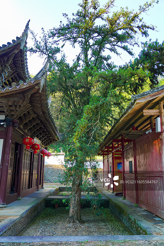 福建省南平市，浦城县，水北街，镇曹村，云峰禅林，云峰古寺图片素材