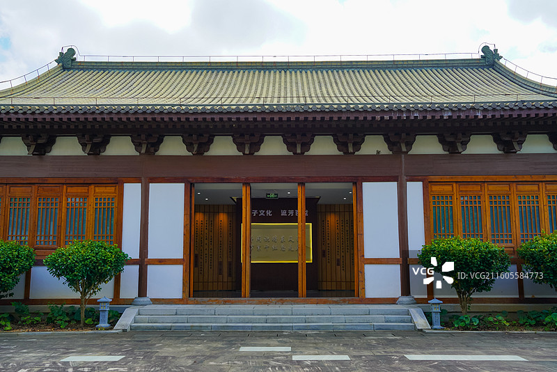 福建省南平市建阳区，潭城街道考亭村，考亭书院图片素材