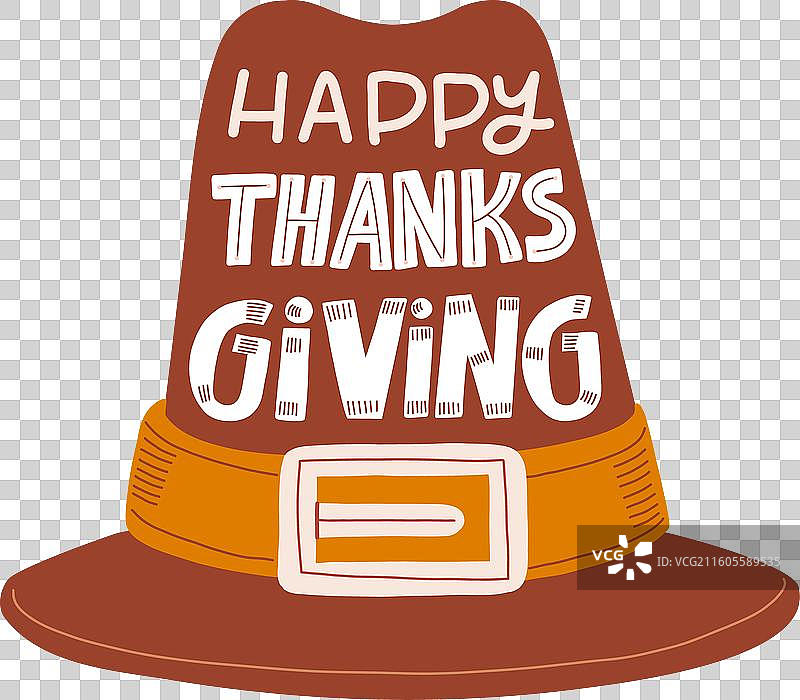 平铺的感恩节庆祝文字图片素材