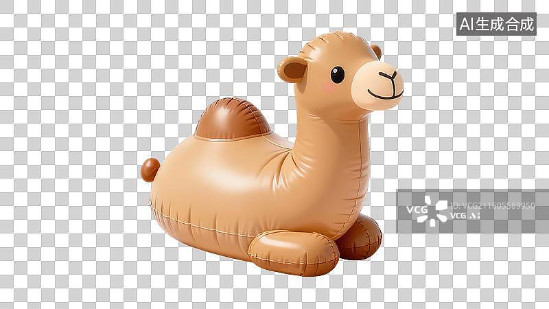 【AI数字艺术】充气骆驼玩具图片素材