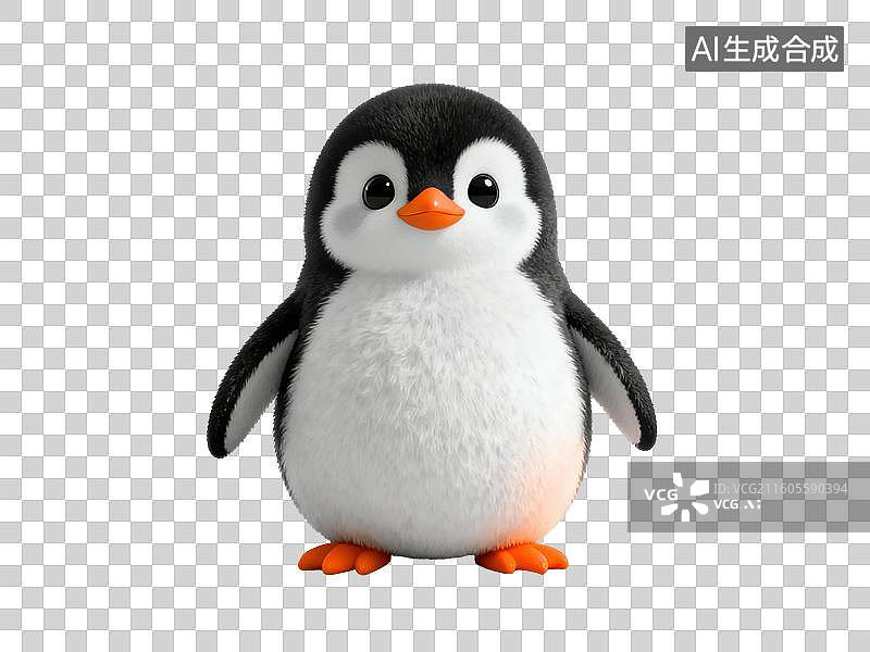 【AI数字艺术】可爱的企鹅幼崽图片素材