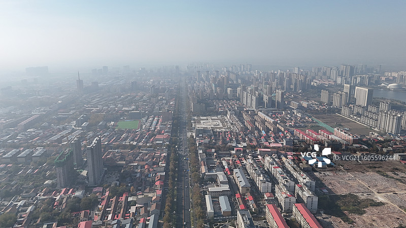 邯郸大名县航拍图片素材