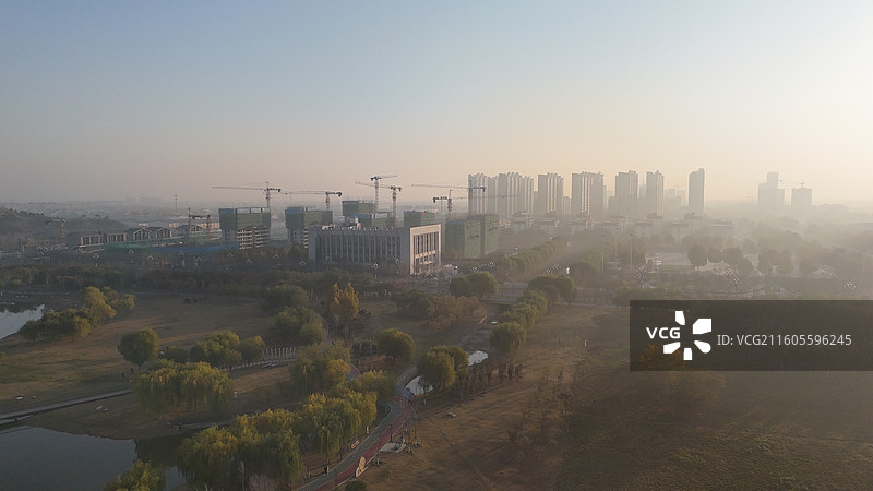 邯郸大名县北湖公园图片素材