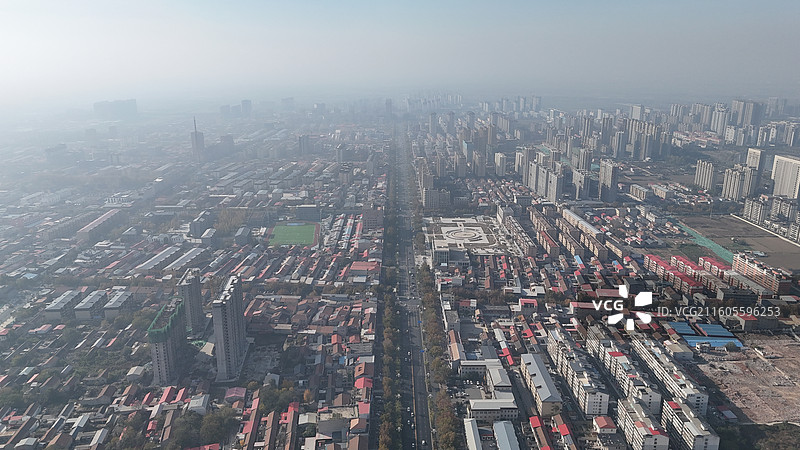 邯郸大名县航拍图片素材