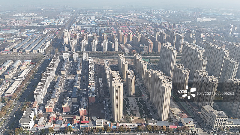 邯郸大名县航拍图片素材