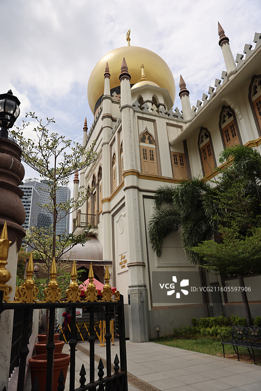 新加坡哈芝巷苏丹回教堂图片素材