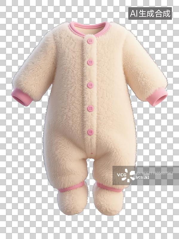 【AI数字艺术】3D渲染免抠图形元素母婴用品婴儿睡衣睡袋图片素材
