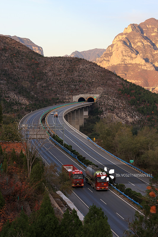 二广高速济源五龙口段图片素材