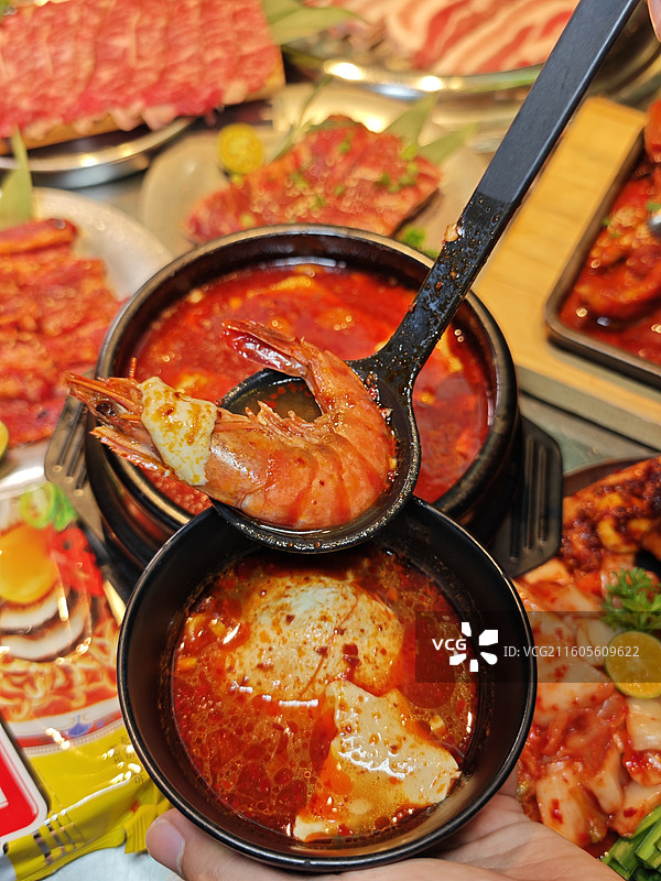 韩式美食烤肉图片素材