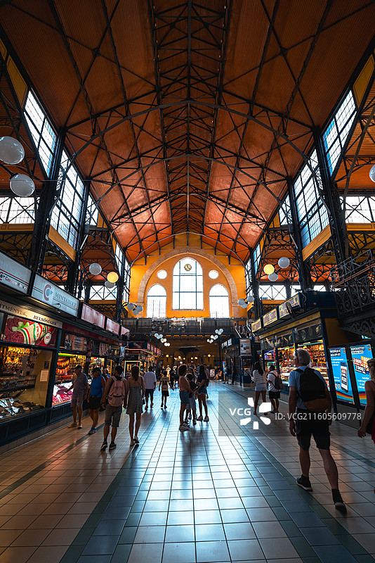 布达佩斯中央市场图片素材