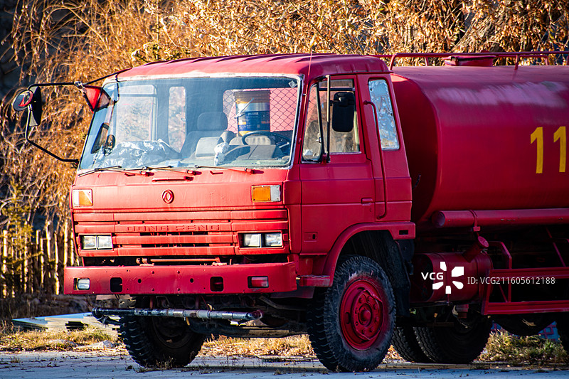 消防车、老式消防车、灭火、安全、消防图片素材