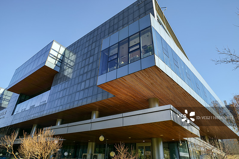 北京大学微纳电子大厦图片素材