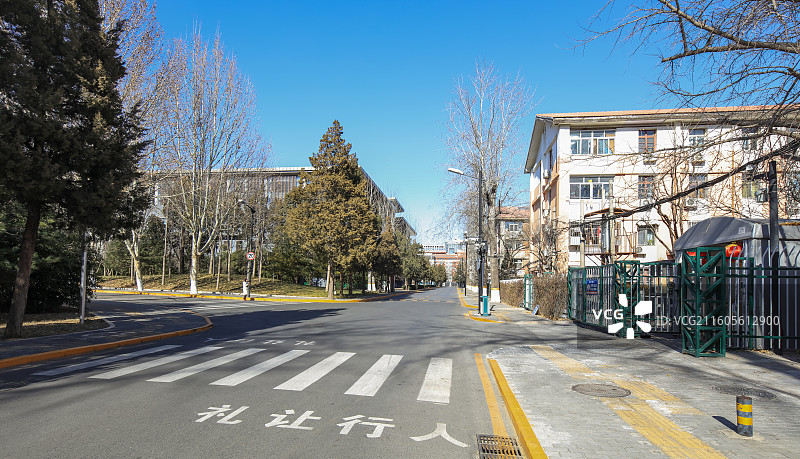 中国人民大学（中关村校区）校园风景图片素材