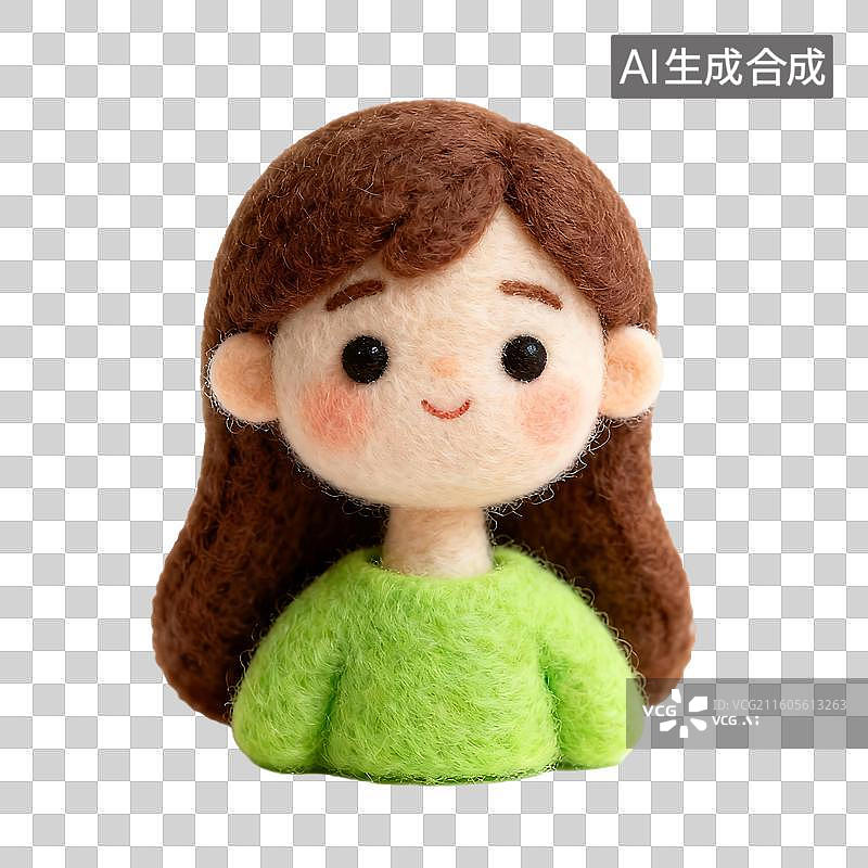 【AI数字艺术】3d可爱毛毡风格教育课堂插画元素图片素材