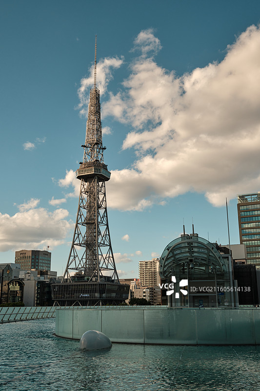 日本名古屋电视塔图片素材