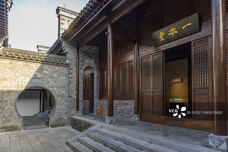 安徽省合肥市庐江县丁汝昌纪念馆摄影图片图片素材