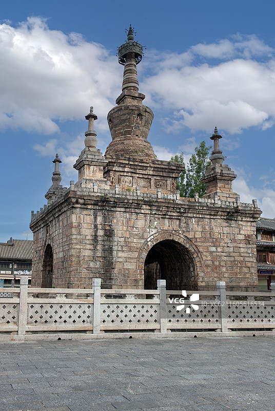 云南昆明，官渡古镇图片素材