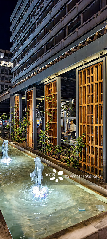 希腊雅典宪法广场，美食餐厅图片素材