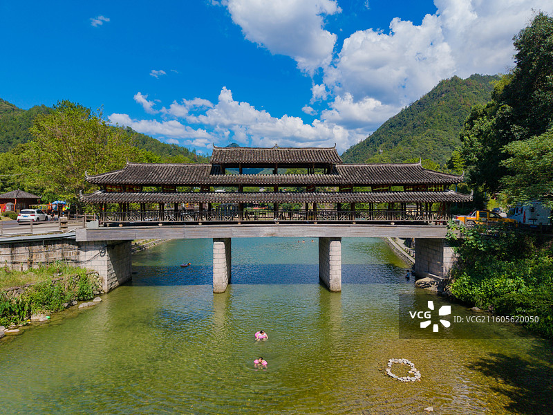 浙江省丽水市，景宁畲族自治县，大均乡，景宁畲族自治县畲乡之窗旅游区，大均古街图片素材