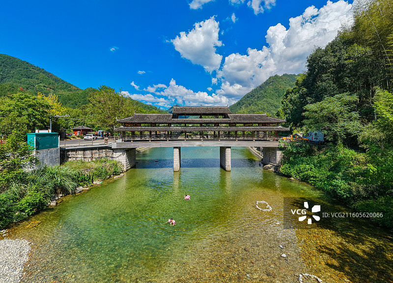 浙江省丽水市，景宁畲族自治县，大均乡，景宁畲族自治县畲乡之窗旅游区，大均古街图片素材