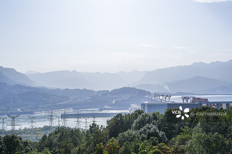 湖北省宜昌市，三峡水利枢纽工程，三峡大坝，长江三峡，三峡水电站，三峡工程，全国爱国主义教育示范基地，图片素材