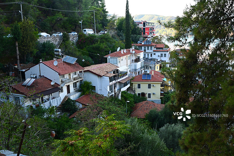 山海之间 · 土耳其费特希耶安静一隅图片素材