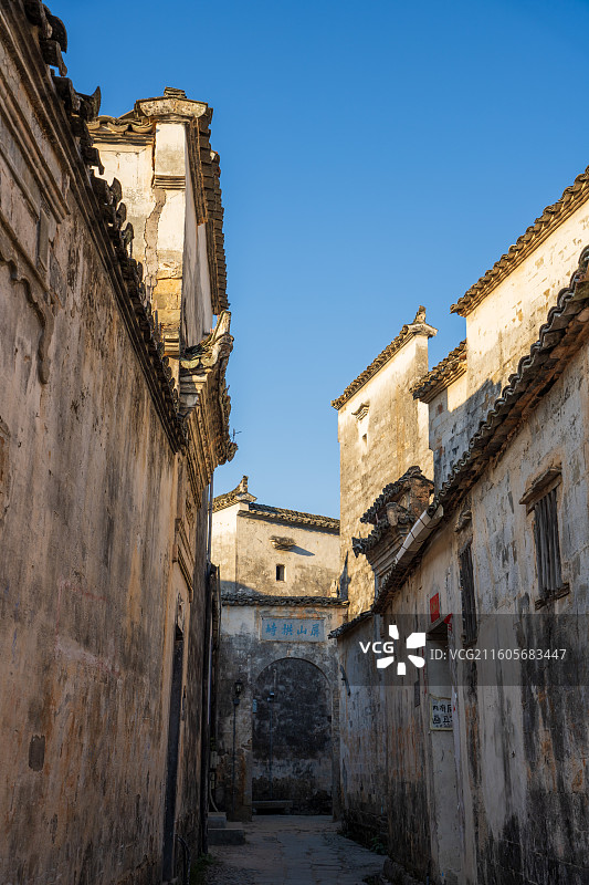 黄山屏山村图片素材