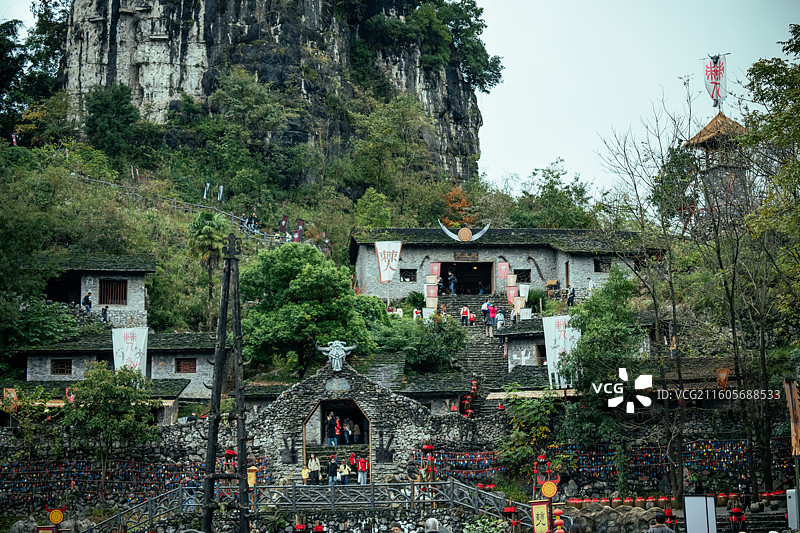宜宾 兴文石海 僰人古寨图片素材