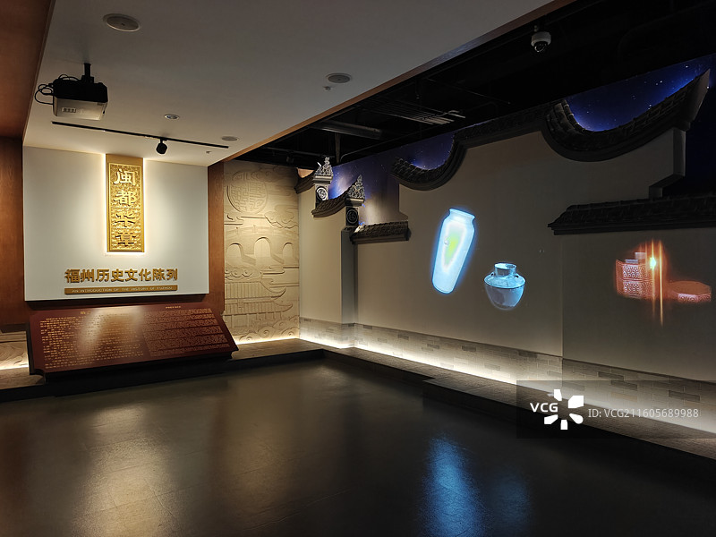 福州市博物馆-闽都华章展厅图片素材