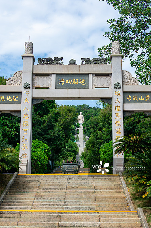 厦门青礁慈济宫海四昭德牌坊图片素材