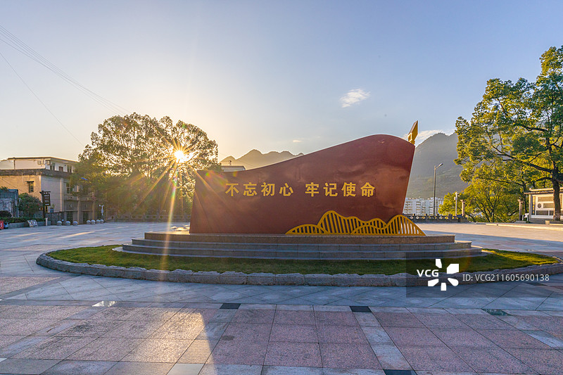 湖北恩施鹤峰县满山红景区、湘鄂边苏区革命烈士陵园图片素材