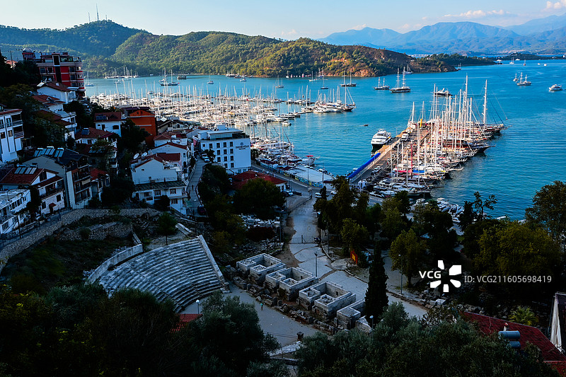 山海之间 · 土耳其费特希耶安静一隅图片素材