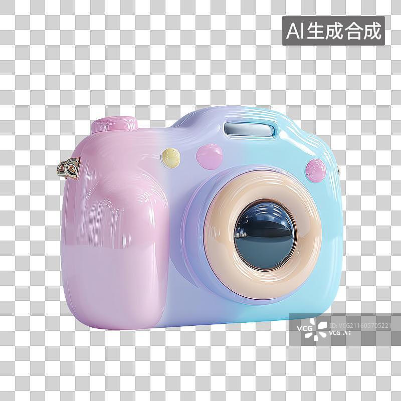 【AI数字艺术】软萌3D相机图片素材