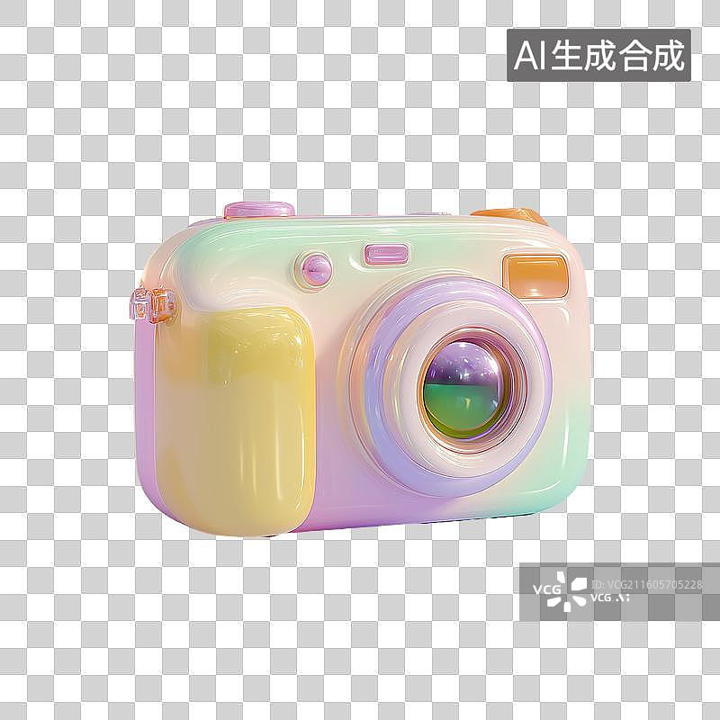 【AI数字艺术】软萌3D相机图片素材