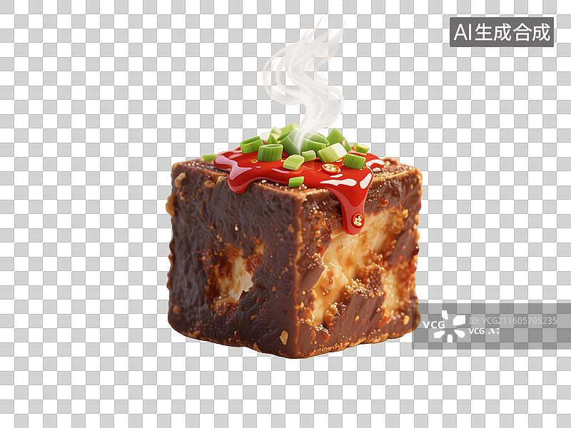 【AI数字艺术】长沙臭豆腐：香辣诱惑图片素材
