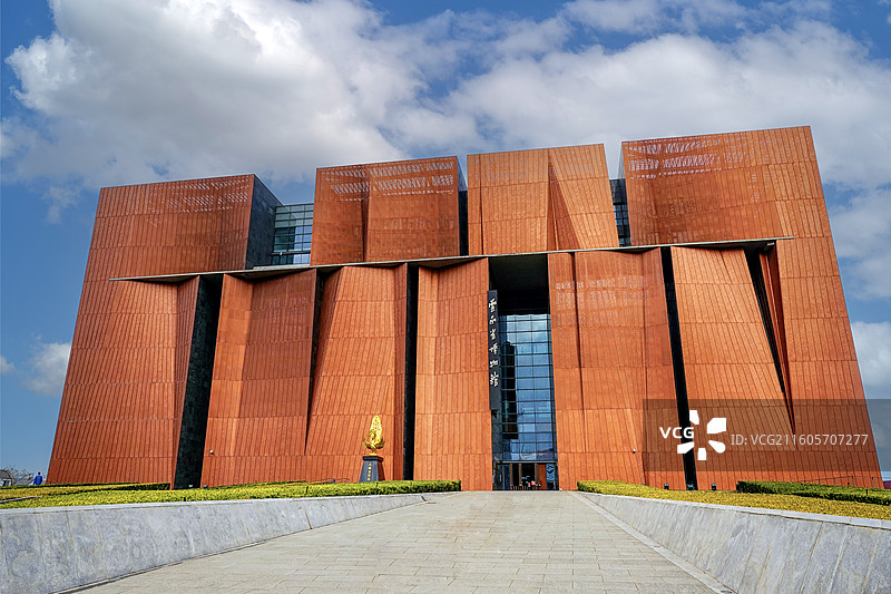 云南昆明，云南省博物馆图片素材