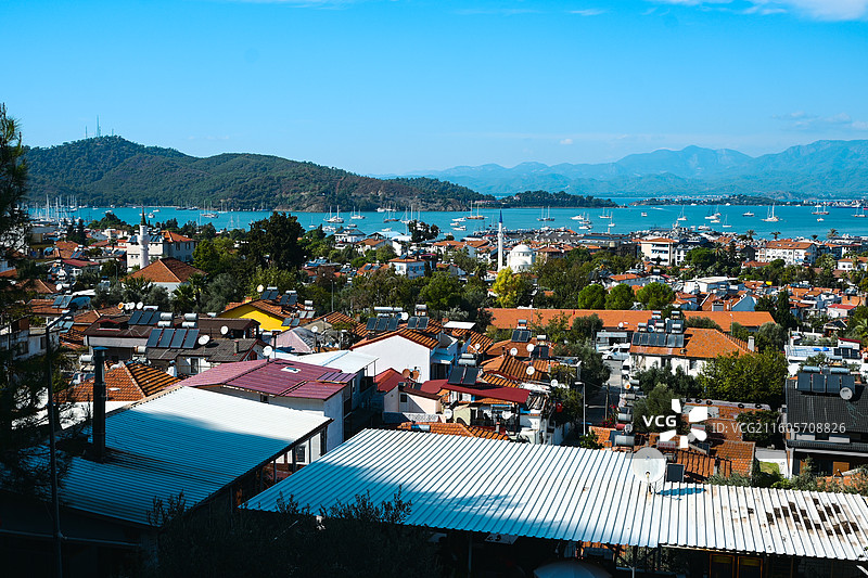 山海之间 · 土耳其费特希耶安静一隅图片素材
