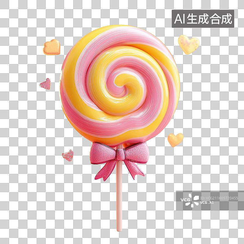 【AI数字艺术】卡通棒棒糖图片素材